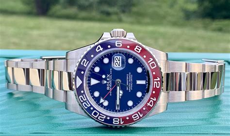 white gold rolex gmt pepsi|rolex gmt pepsi for sale.